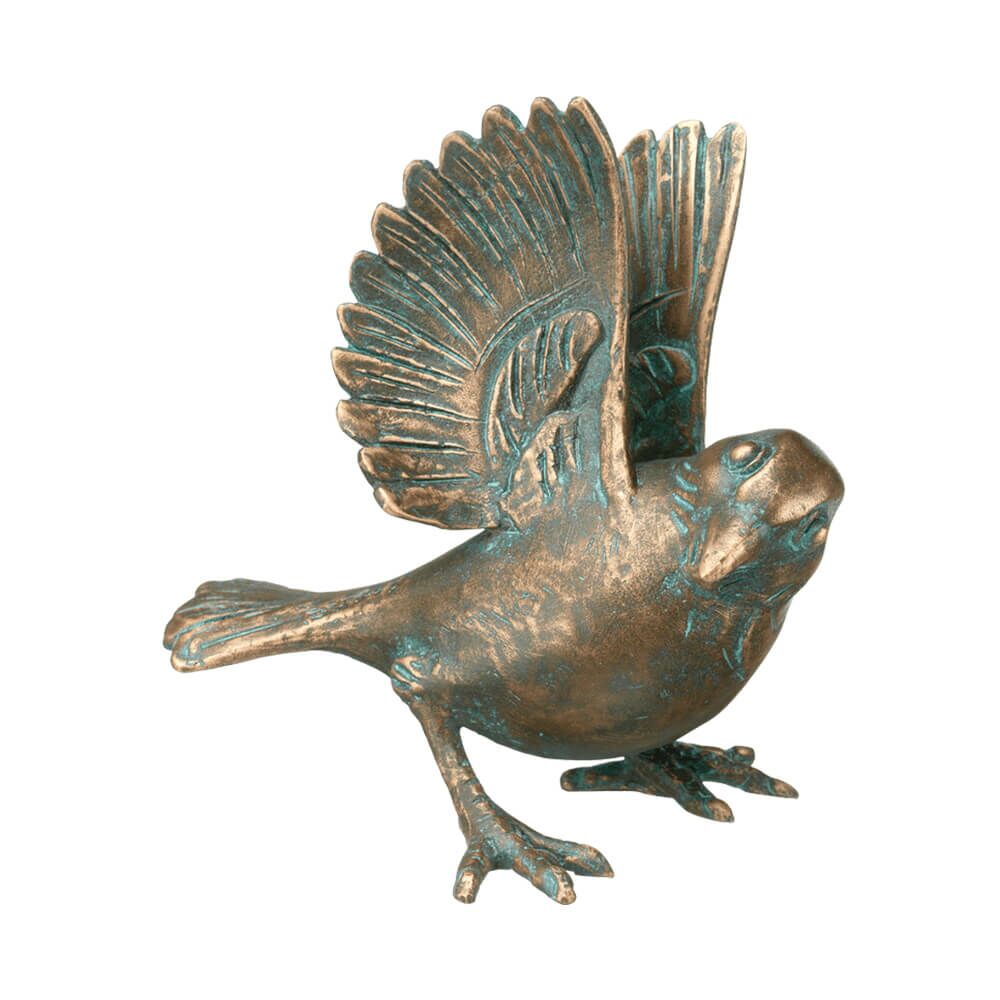  Vogelfiguren Set Aus 5 Bronzeskulpturen - Spatzen