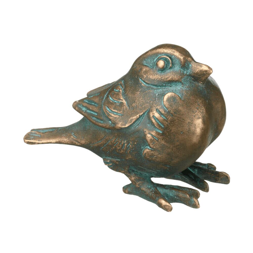  Vogelfiguren Set Aus 5 Bronzeskulpturen - Spatzen