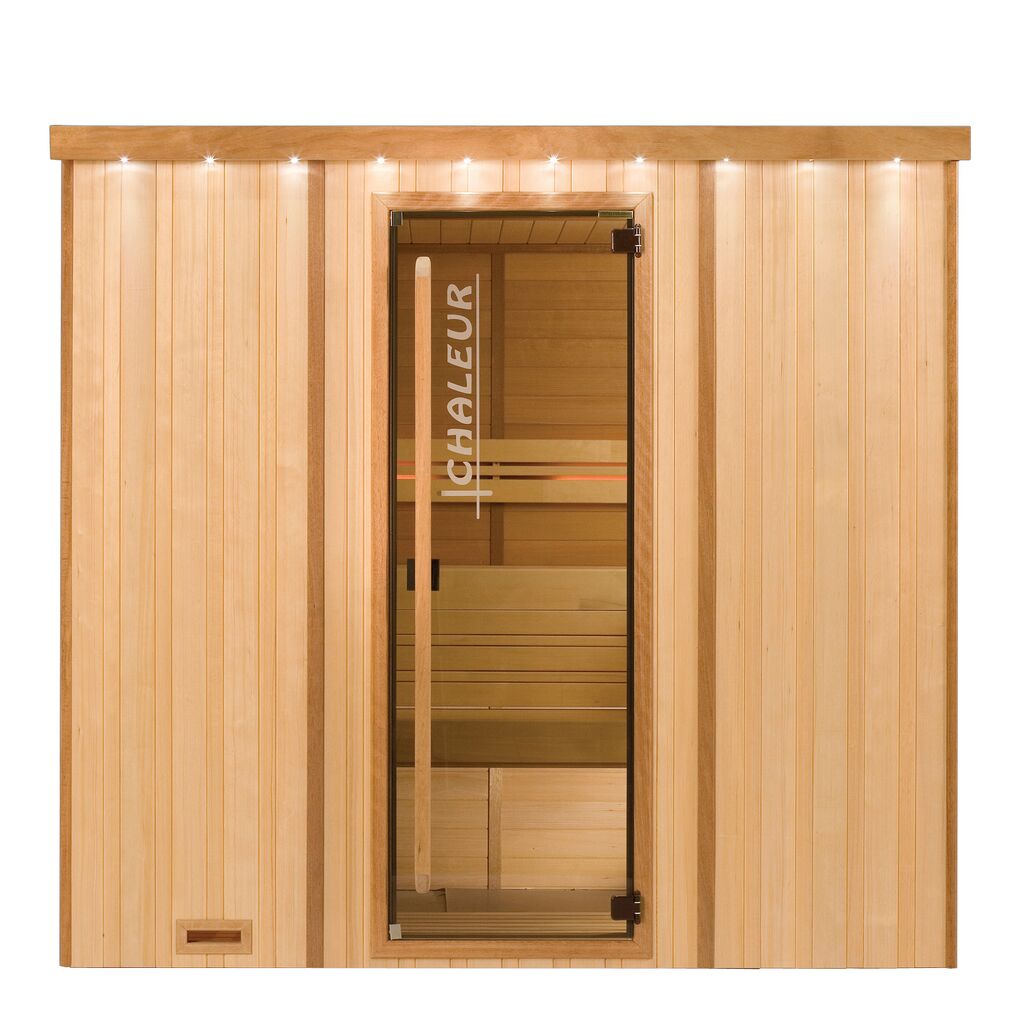  Vollausgestattete Indoor Sauna Aus Holz In Verschiedenen Größen Mit Glastür - Visal
