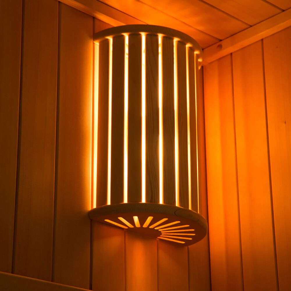  Vollausgestattete Indoor Sauna Aus Holz In Verschiedenen Größen Mit Glastür - Visal