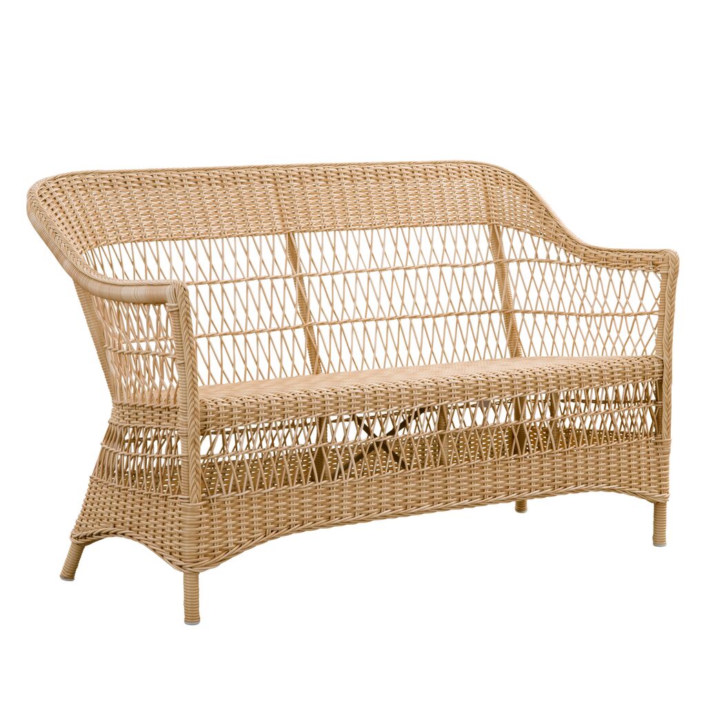  Von Hand Geflochtenes Wetterbeständiges 2-Sitzer Gartensofa - 2-Sitzer Hedda