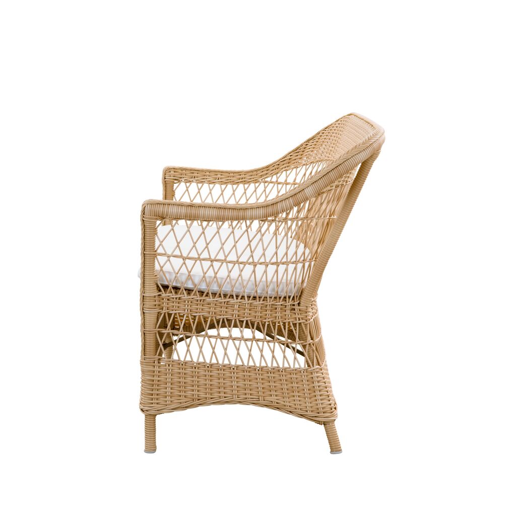  Von Hand Geflochtenes Wetterbeständiges 2-Sitzer Gartensofa - 2-Sitzer Hedda