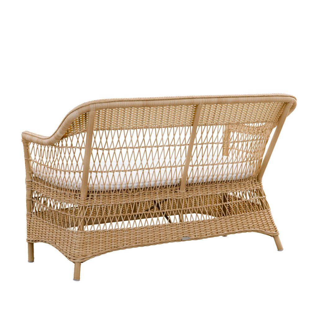  Von Hand Geflochtenes Wetterbeständiges 2-Sitzer Gartensofa - 2-Sitzer Hedda