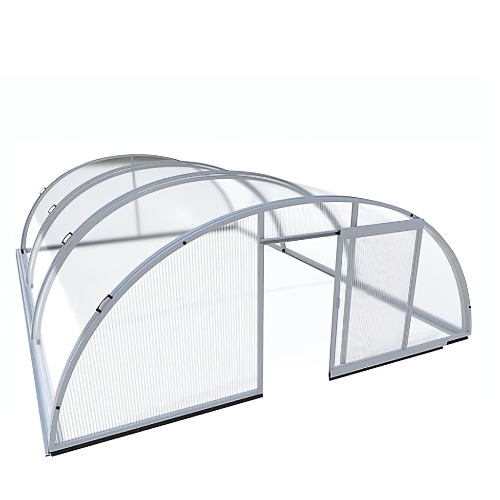  Vormontierte Überdachung Für Pools - Mit Schloss Erhältlich - Aluminium & Polycarbonat - Ametrinit