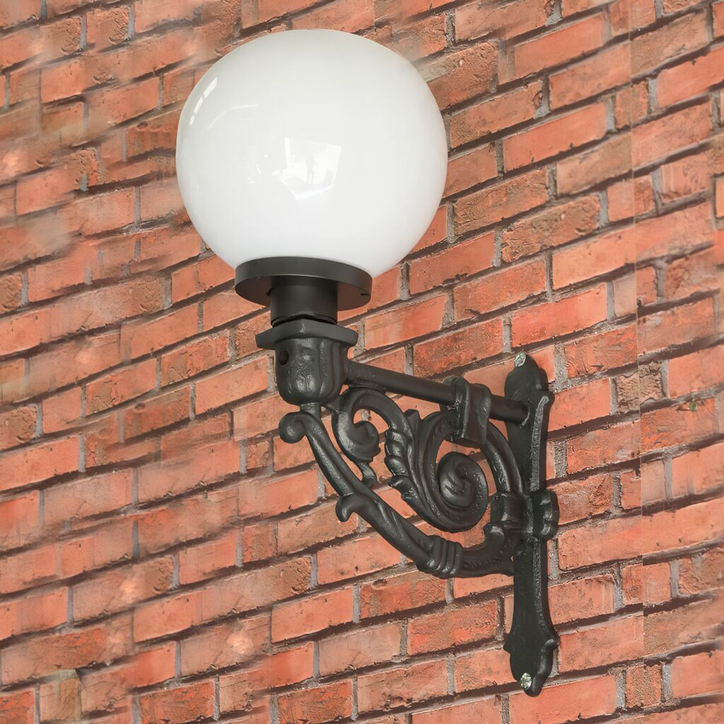  Wandlampe Für Draußen - Gusseisen - Antik - Adelphia
