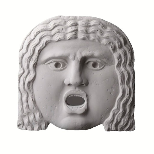  Wandrelief Maske Historisch Aus Steinguss - Mouth Of Truth