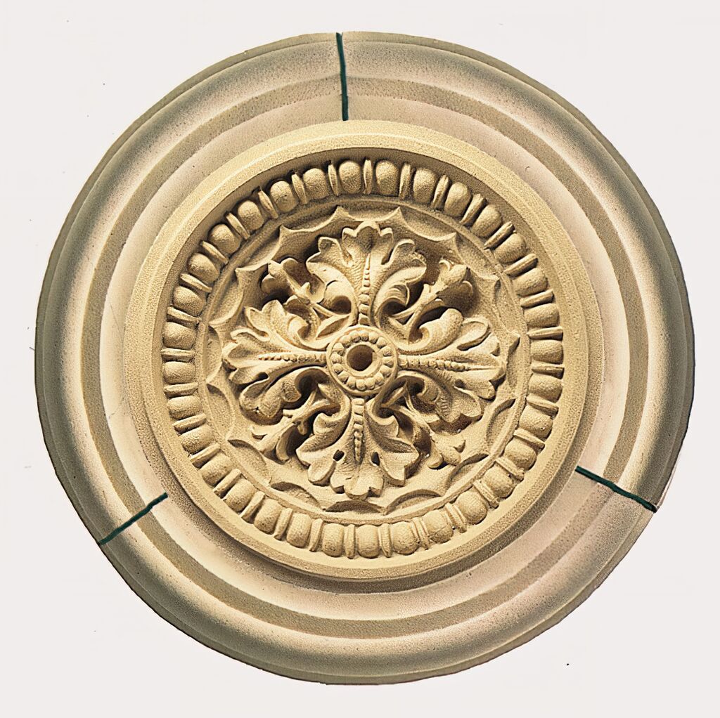  Wandrelief Rund Steinguss Gotisches Design - Gotisk