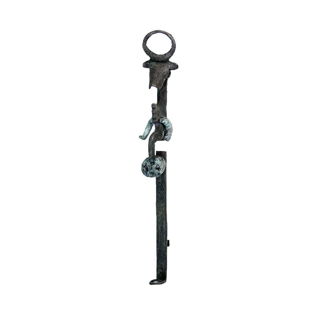  Wandskulptur Vom Designer Aus Bronzeguss - Totem Mienu, Hängend
