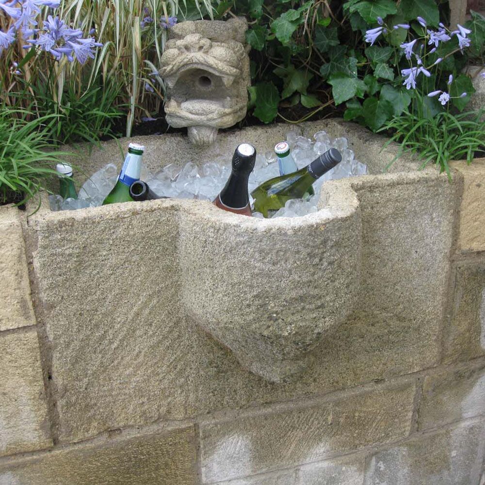  Wasserbecken Aus Stein Für Brunnen Und Wasserspeier - Seraena