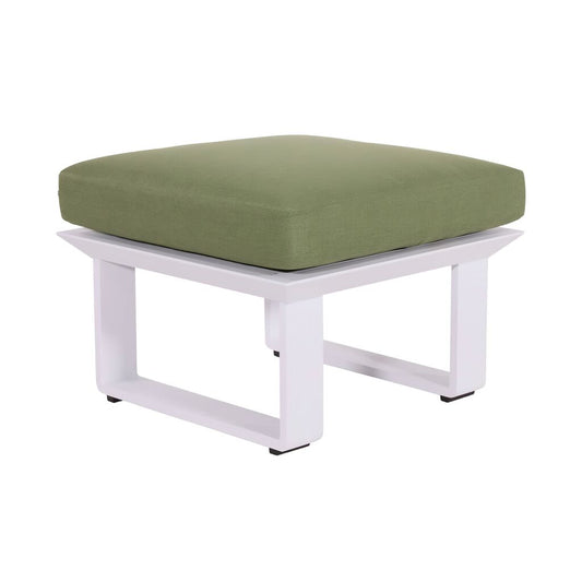 Weißer Loungehocker Mit Sitzkissen - Hocker Opan