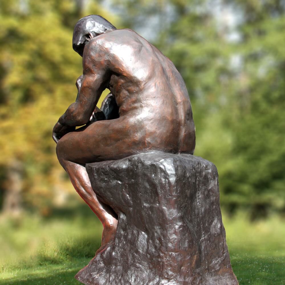  Wertvolle Bronze Figur - Der Denker Von Rodin