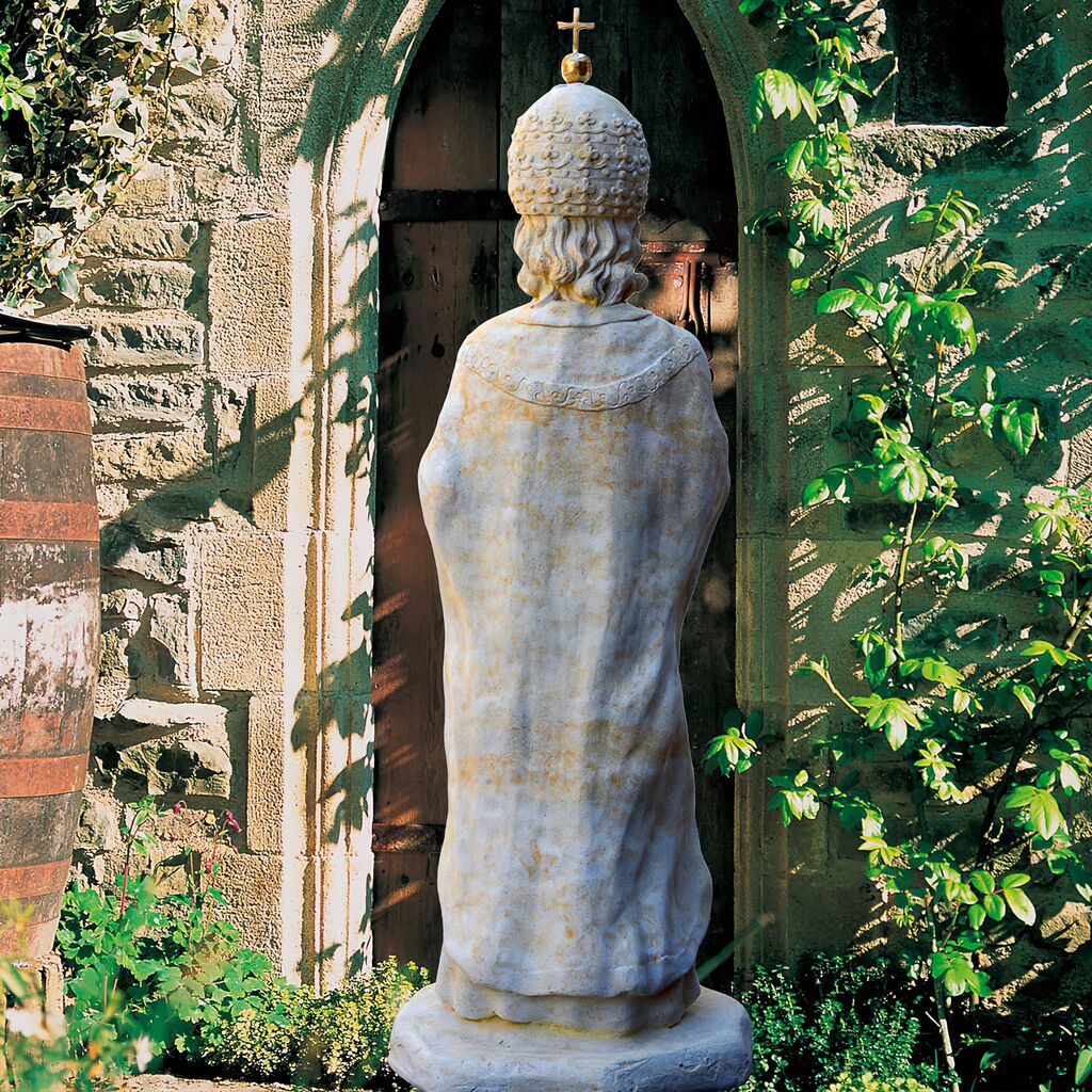  Wertvolle Stein Skulptur - Bischhof Urban I.