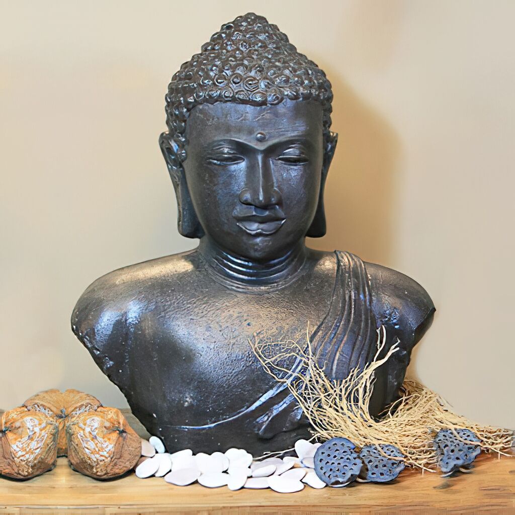  Wertvoller Buddha Kopf Chunni Aus Stein