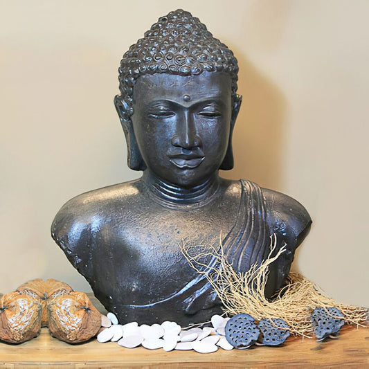  Wertvoller Buddha Kopf Chunni Aus Stein