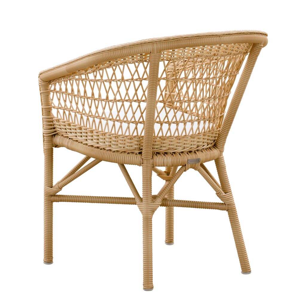  Wetterbeständiger Korbstuhl Aus Aluminium Und Rattan - Gartenstuhl Ivar