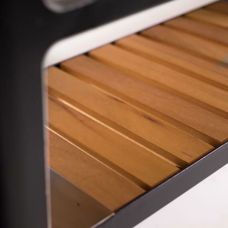  Wetterfeste Garten Kommode Aus Holz Und Stahl Von Masuria - Nexo Kommode