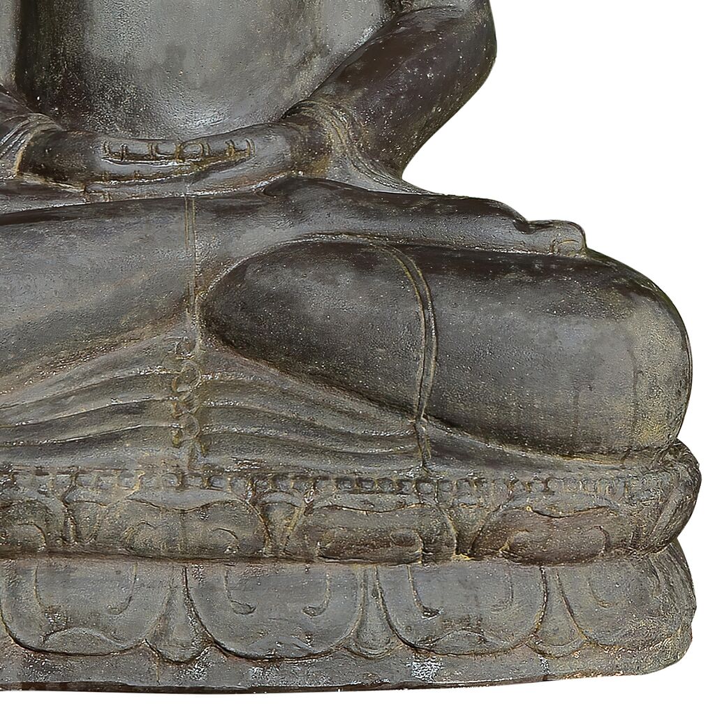  Wetterfeste Steinguss Buddha Skulptur In Meditation - Bima