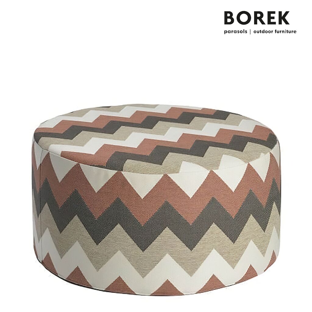  Wetterfester Borek Hocker Aus Outdoorgewebe - Desio Hocker