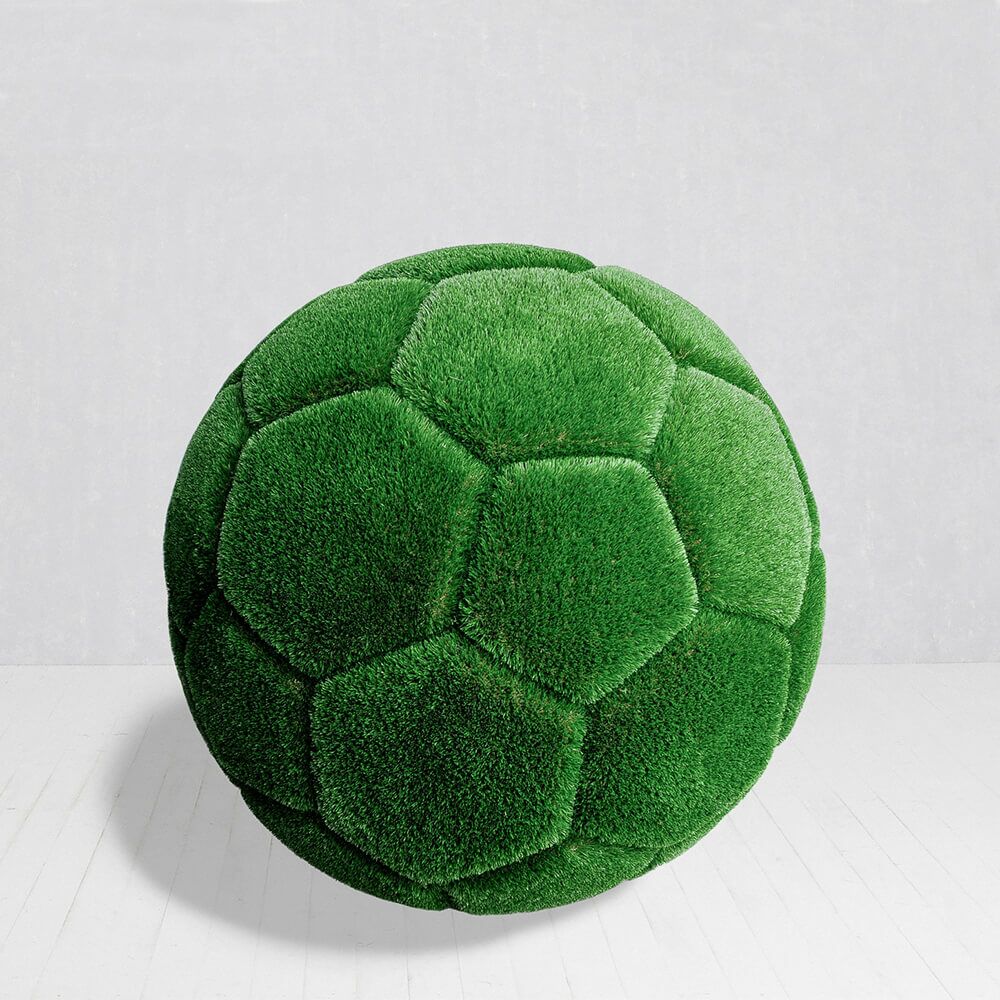  Wetterfester Fußball - XXL Gartendeko Aus GFK & Kunstrasen - Calcio