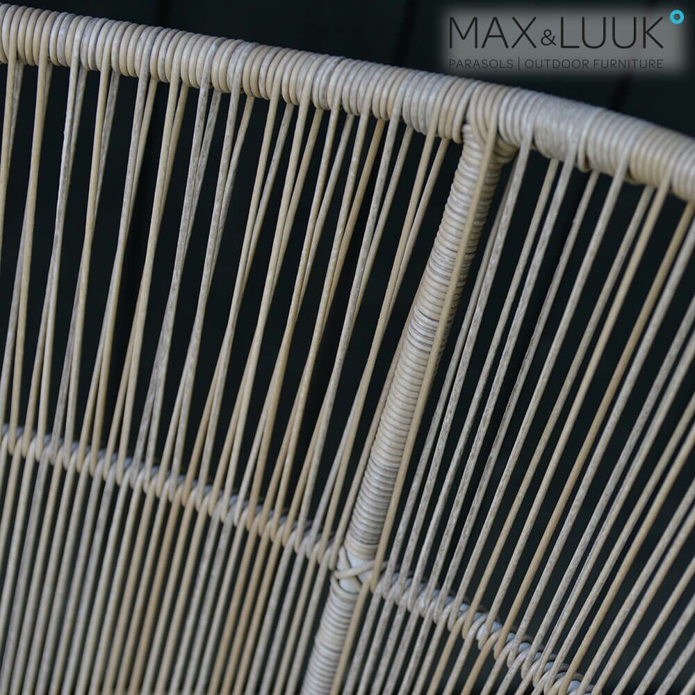  Wetterfester Geflecht Sessel Für Den Garten Von Max & Luuk In Braun - Kim Sessel