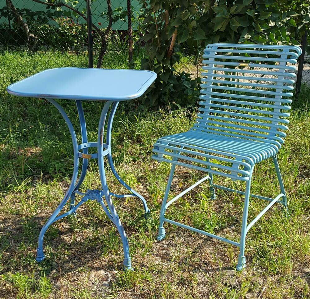  Wetterfester Gusseisen Tisch Für Den Garten - Pluton