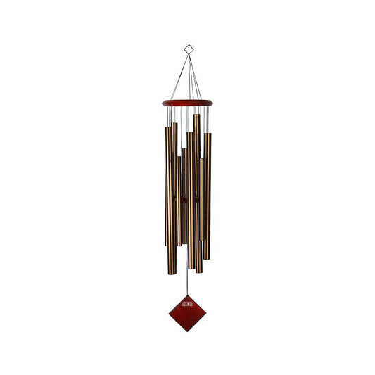  Windspiel Bronzefarben Mit Rotem Holz - Chimes Of Eclipse - Bronze