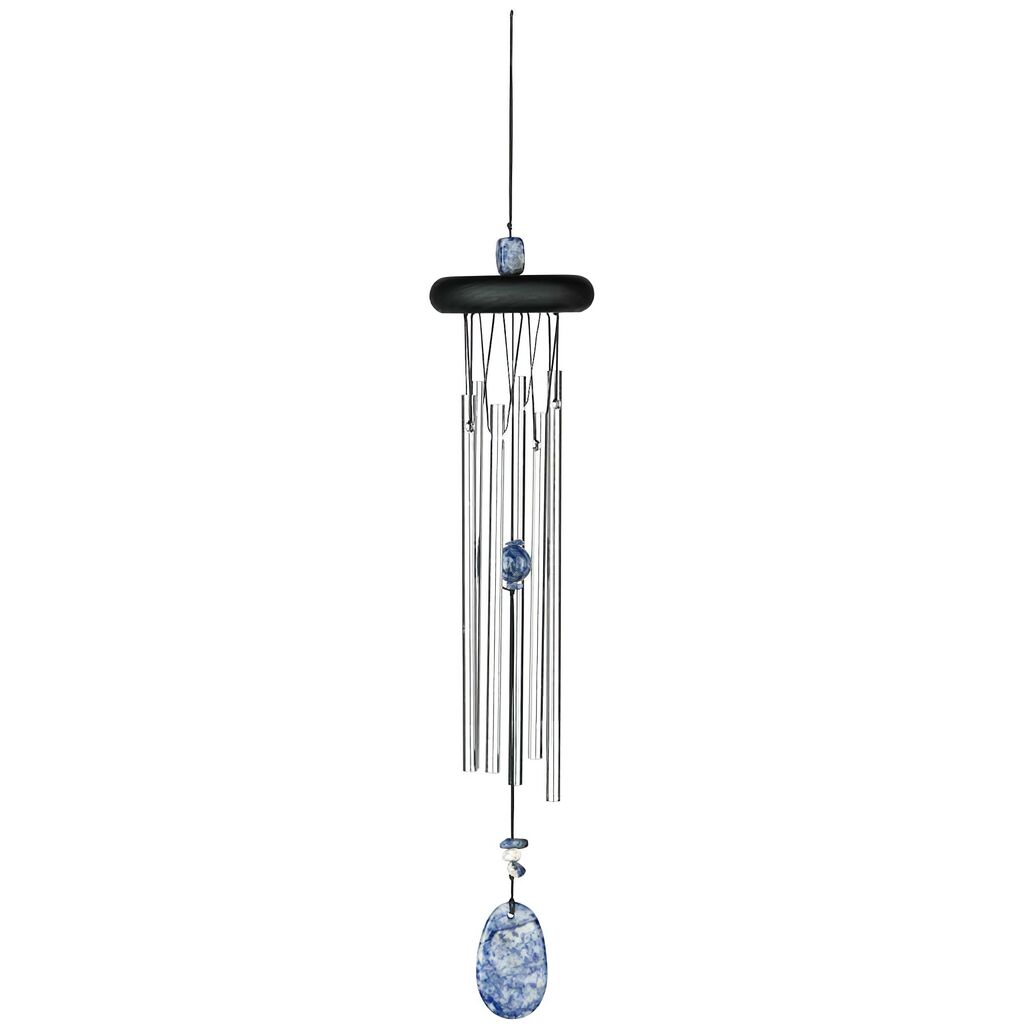  Windspiel Klangspiel Woodstock Chakra Chime - Lapis