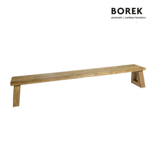  XXL Gartenbank Aus Recyceltem Teakholz - 300cm - Holzbank Parga