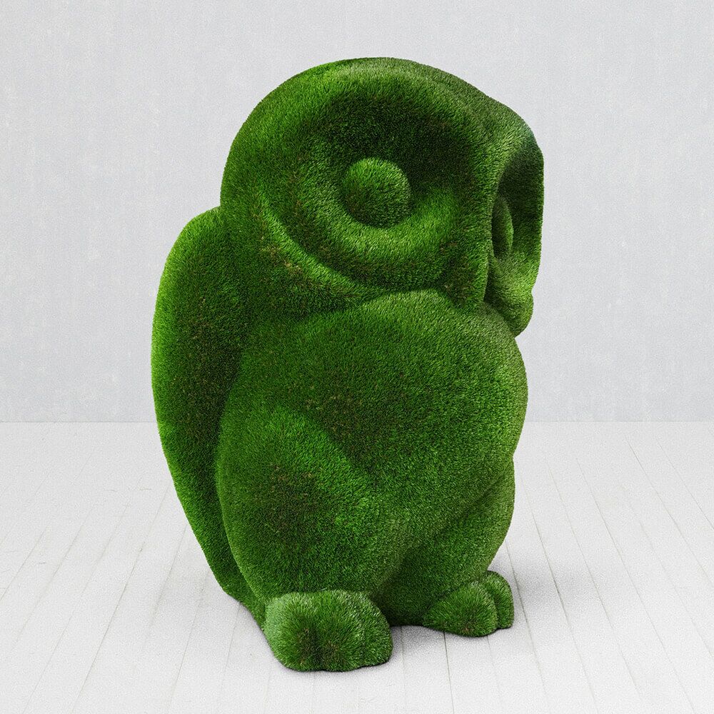  XXL Gartenfigur - Sitzende Eule Topiary - Dolia