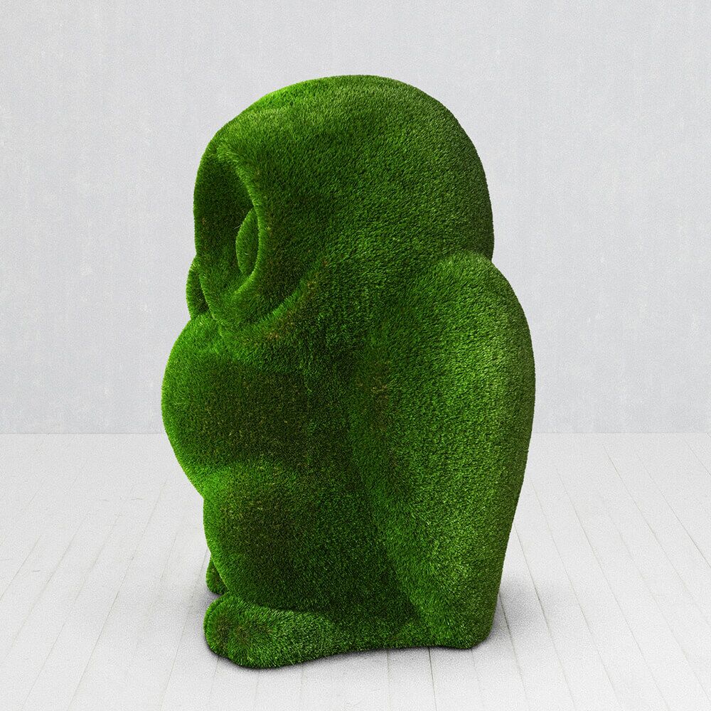  XXL Gartenfigur - Sitzende Eule Topiary - Dolia