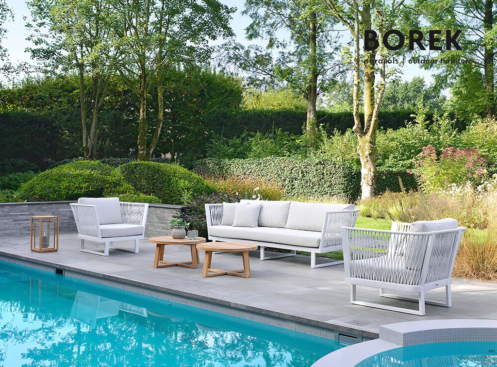  XXL-Gartensofa In Rope-Optik Für Gartenlounge - Altea Sofa