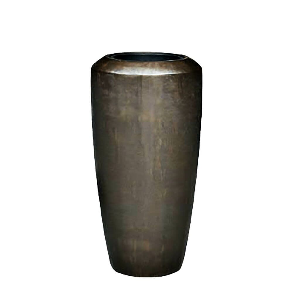  XXL Indoor Vase - Polystone - Braun - Mit Einsatz - Osayi