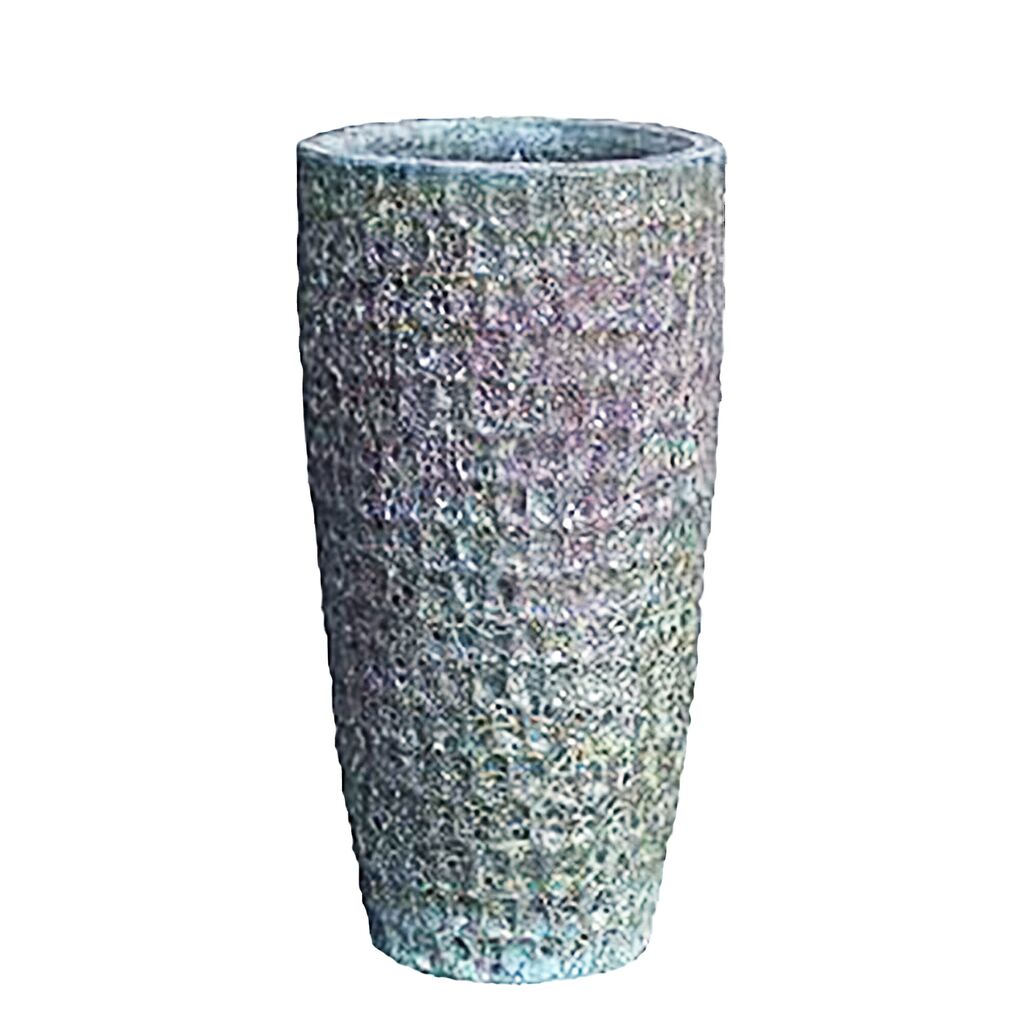  XXL Pflanzvase Aus Keramik - Schöne Antik-Optik - Grün - Isoke