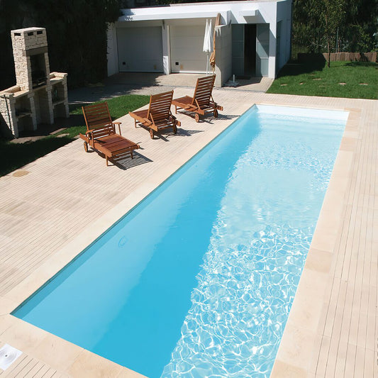  XXL Verbundpool - Rechteckig - Robust - Modellierbar - Mit Treppe - Salvador