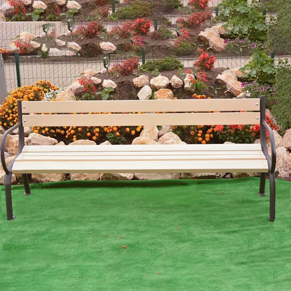  Zeitlose Sitzbank Aus Metall Und Holz Für Garten Und Stadt - Emilie