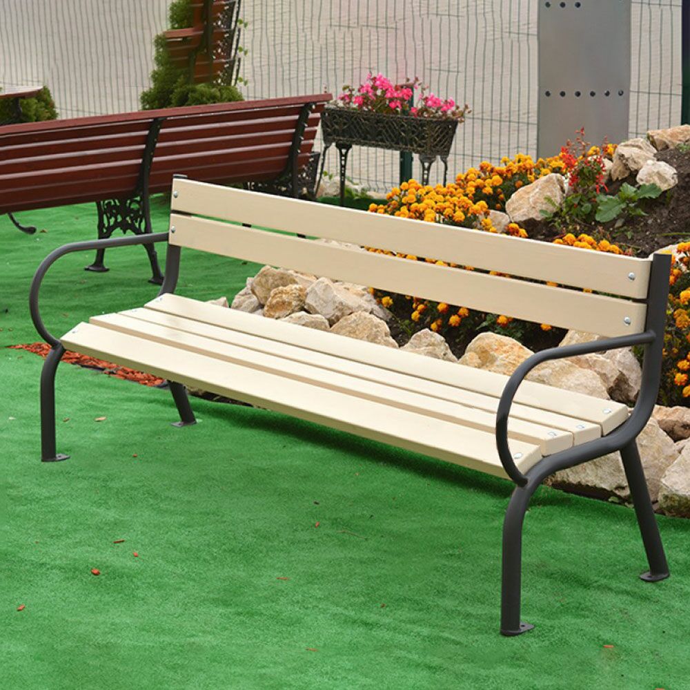  Zeitlose Sitzbank Aus Metall Und Holz Für Garten Und Stadt - Emilie