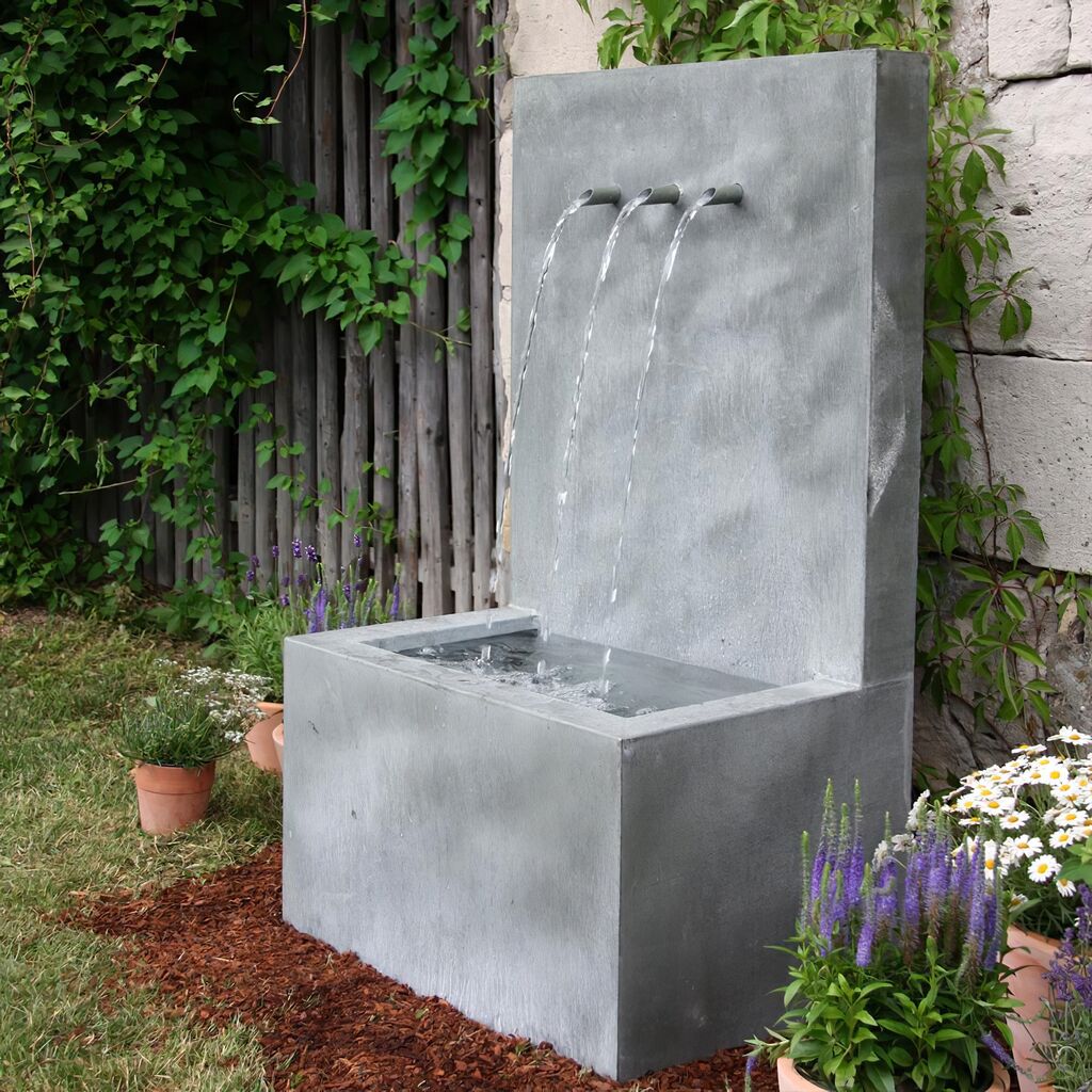  Zink Garten Springbrunnen - Tre Brillare