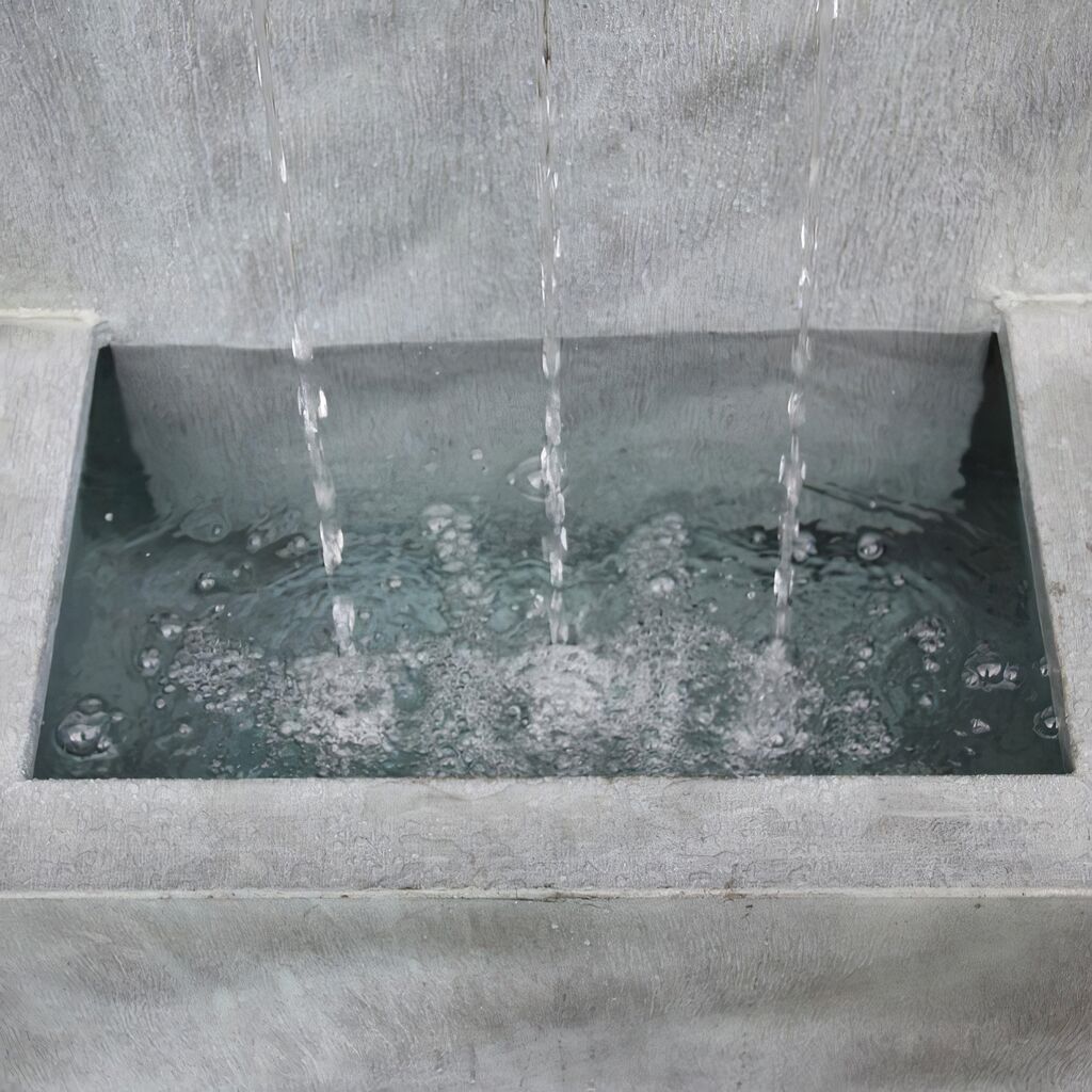  Zink Garten Springbrunnen - Tre Brillare