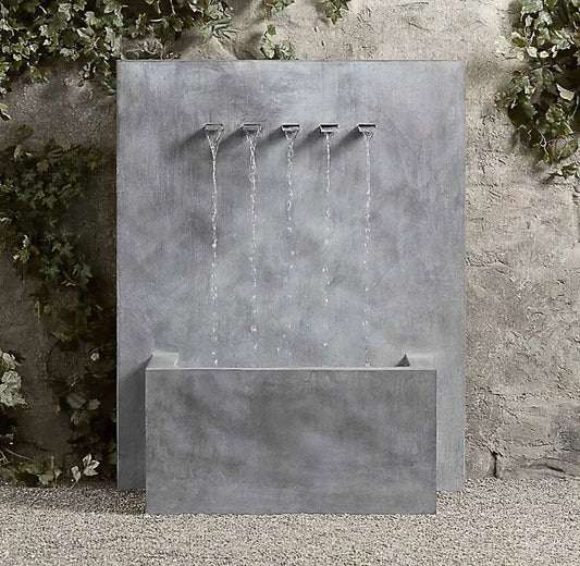  Zink Garten Standbrunnen - Cinque Brillare